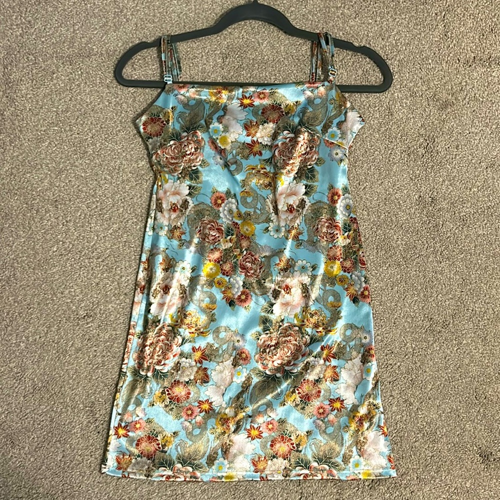 Urban Outfitters Silk Satin Mini Dress for Women